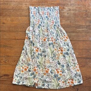 Floral Smocked Womens Dress